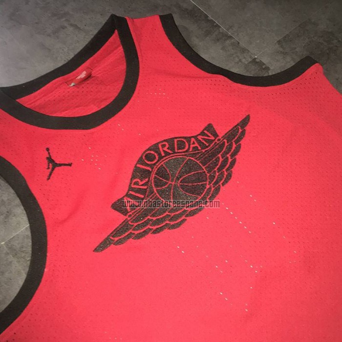 Camiseta Michael Jordan NO 23 Wings Special Rojo
